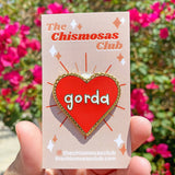 Gorda at Heart - Large Enamel Pin 1.5"