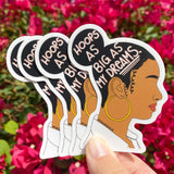 Hoops As Big As My Dreams Sticker - B