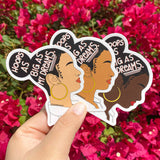 Hoops As Big As My Dreams Sticker - B