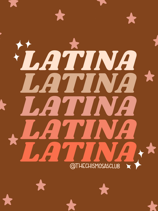 Latina x 5 Print