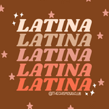 Latina x 5 Print