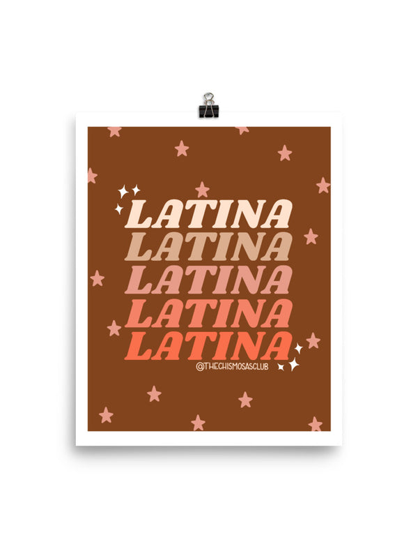 Latina x 5 Print